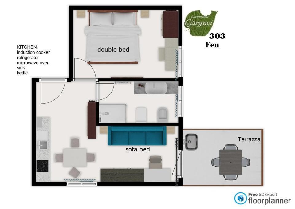 Agriturismo Cjargnei Povoletto Phòng bức ảnh